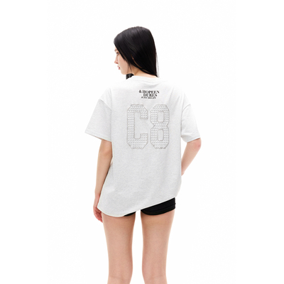 COLDSTONE 美式复古星星标语短袖宽松休闲舒适百搭T恤 男女同款