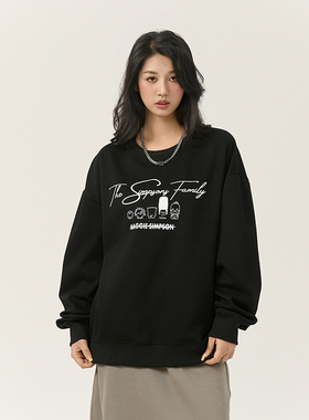 The Simpsons辛普森一家正品时尚休闲圆领卫衣男女装加厚情侣款