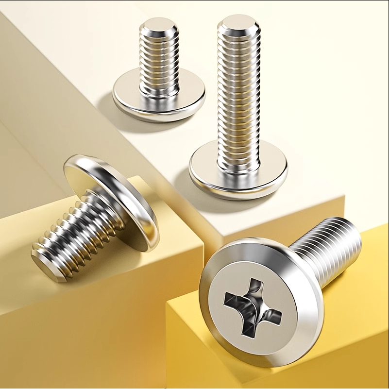 304不锈钢十字大平头倒边