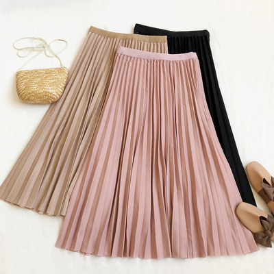 减龄a字半身裙子秋季韩版纯色