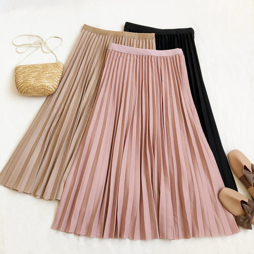 减龄a字半身裙子秋季韩版纯色