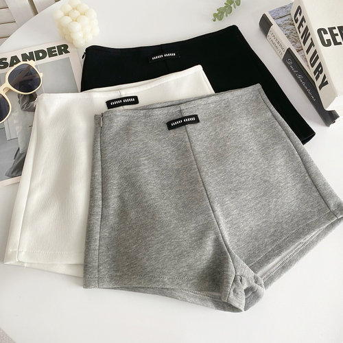 高腰休闲运动短裤紧身裤