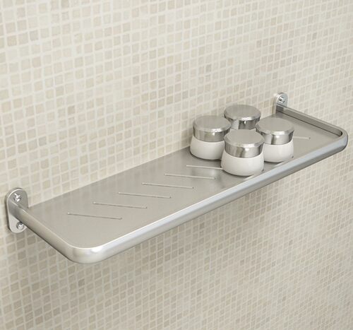 化妆品置物架欧吉实心太空铝台架