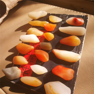 新疆克拉玛依精品金丝玉原石戈壁冻光泥石玉地表籽料红伊丁宝石光