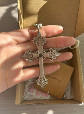 bm项链女超大号十字架长款毛衣卫衣链国内代购正品brandymelville