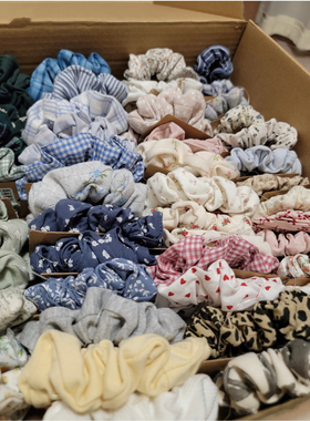 bm大肠发圈碎花纯棉发绳ins风女国内代购官网正品brandy melville