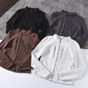 显瘦户外运动空气层立领短款 修身 外套夹克女春 大厂订单 女款