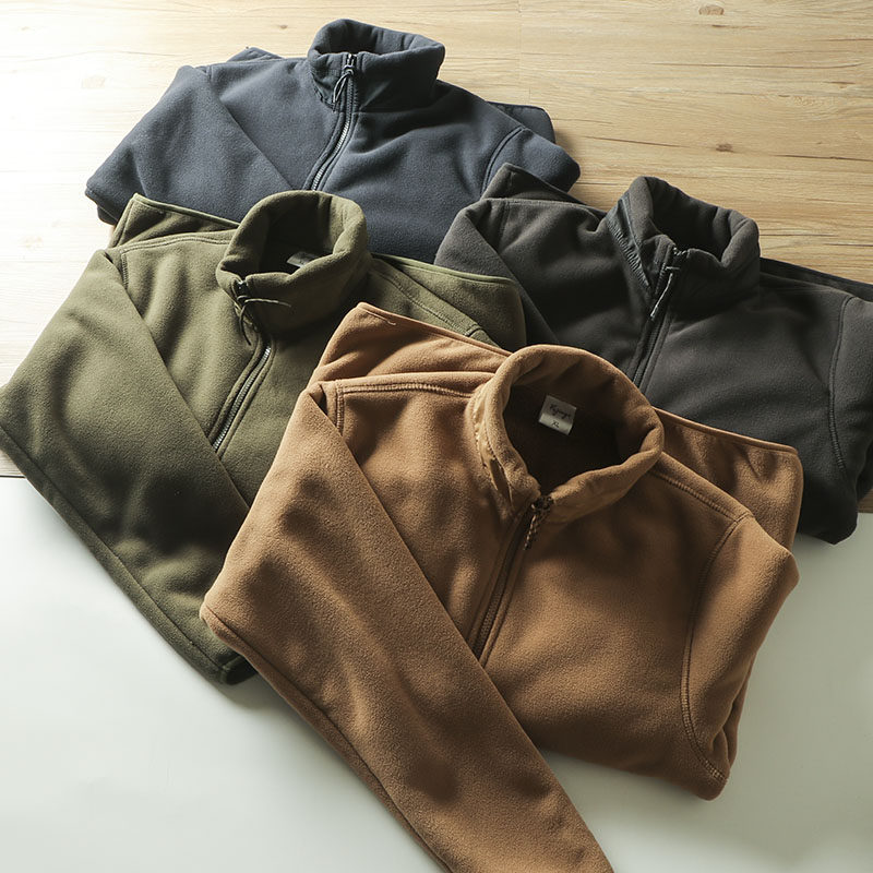 大捡漏 480g重磅摇粒绒加厚羊羔绒保暖 秋冬男士休闲立领夹克外套,男装,夹克,淘宝优惠券,粉丝福利购,淘宝优惠卷