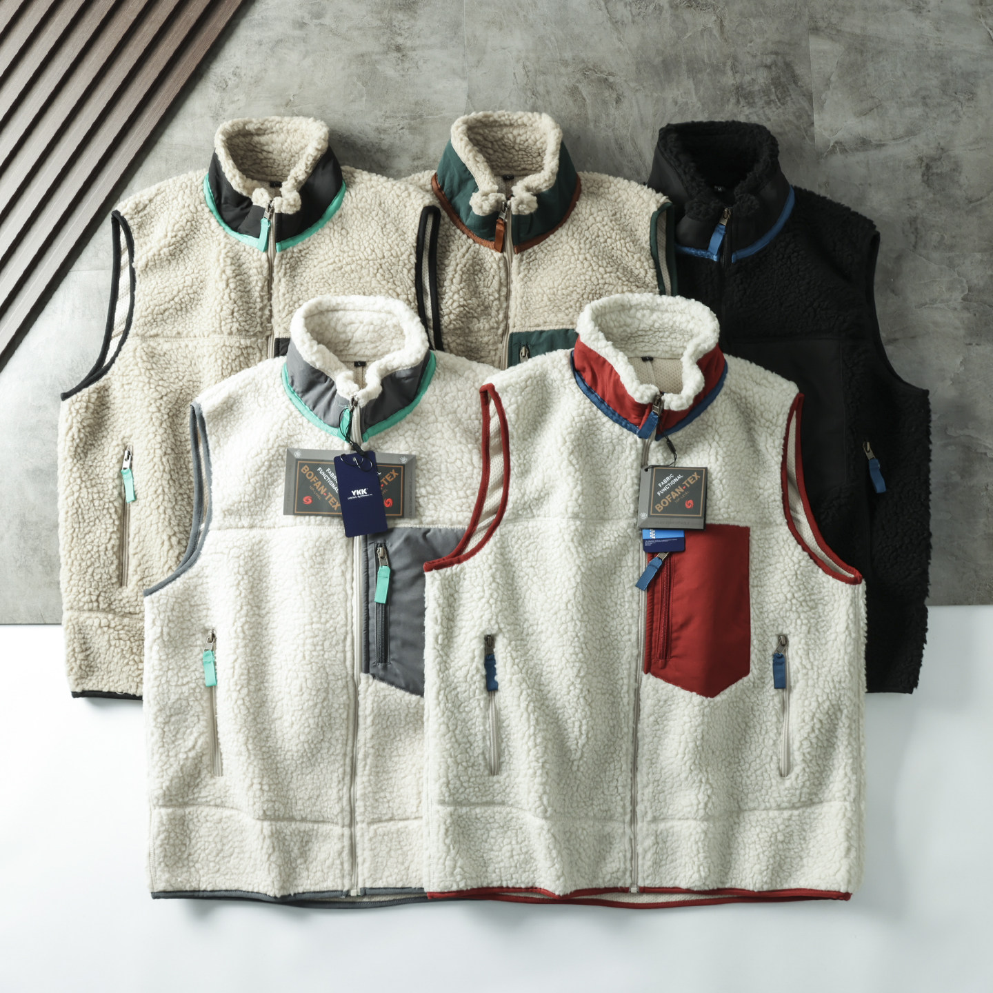 背心情侣款户外立领防风保暖马甲