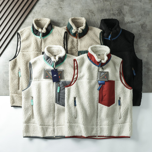 背心情侣款户外立领防风保暖马甲