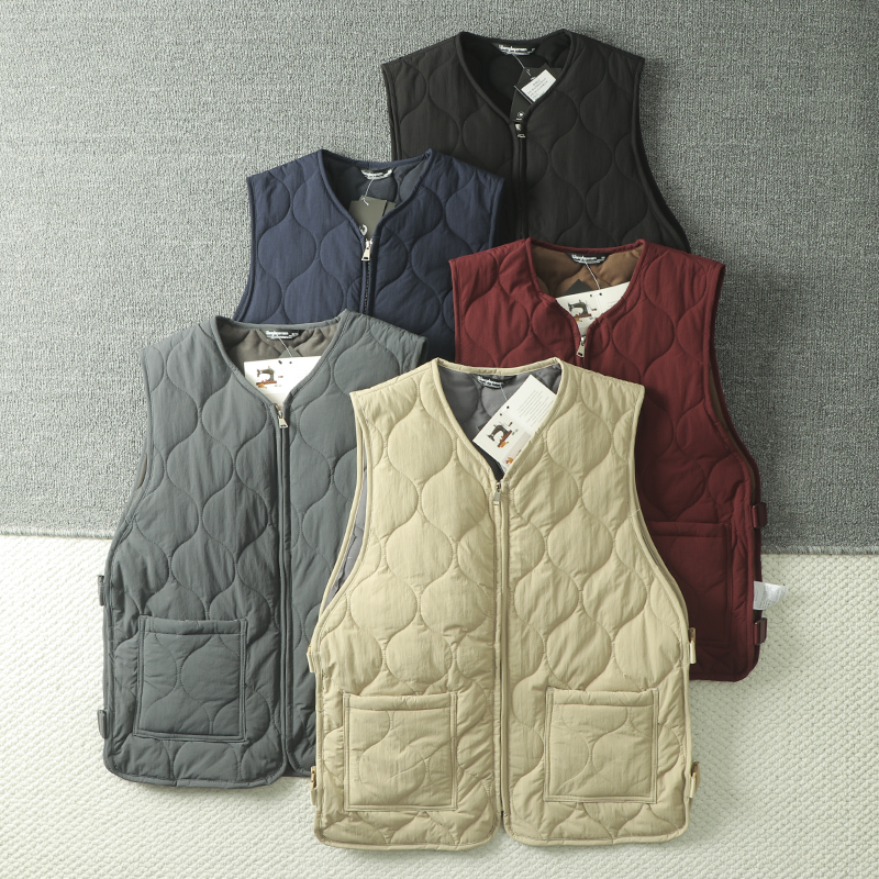 背心马甲情侣男女同款夹棉百搭