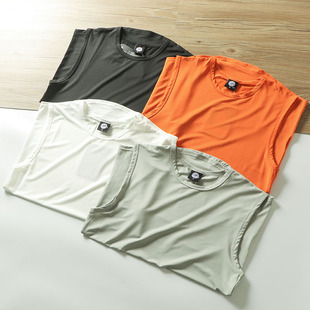 超值好口碑 专业网眼速干透气夏季男士运动休闲背心百搭无袖T恤潮