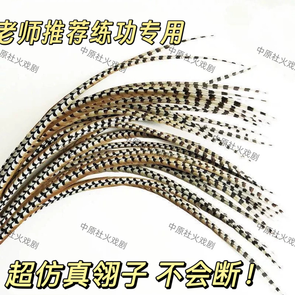 戏剧戏曲用品超仿真翎子正宗专业仿野山鸡毛鸟羽毛舞蹈头饰配件