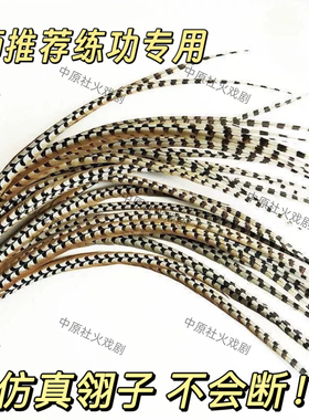 戏剧戏曲用品超仿真翎子正宗专业仿野山鸡毛鸟羽毛舞蹈头饰配件