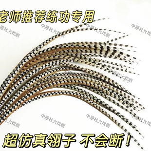 戏剧戏曲用品超仿真翎子正宗专业仿野山鸡毛鸟羽毛舞蹈头饰配件