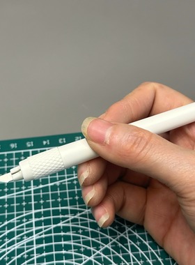 唐氏白色手帐切割笔刀刀片笔刀手工手账裁纸雕刻美工刀学生便携