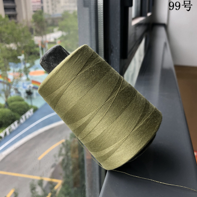 涤纶果绿色缝纫机缝纫线大卷高速