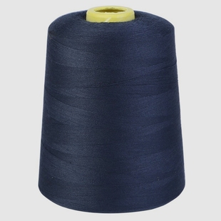 缝纫线402细线大卷5000米宝塔线纯涤纶缝纫机高速线锁边黑色