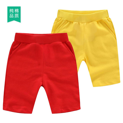 男童女童五分裤短裤中裤校服裤