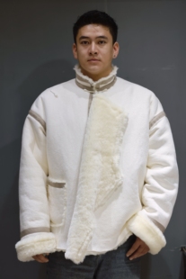 真羊皮毛一体藏族服装男款藏袍冬装藏装加厚西藏服民族服保暖抗风