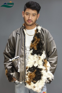 藏装男士外套冬装保暖传统藏服上衣加厚男装民族服饰藏民服装西藏