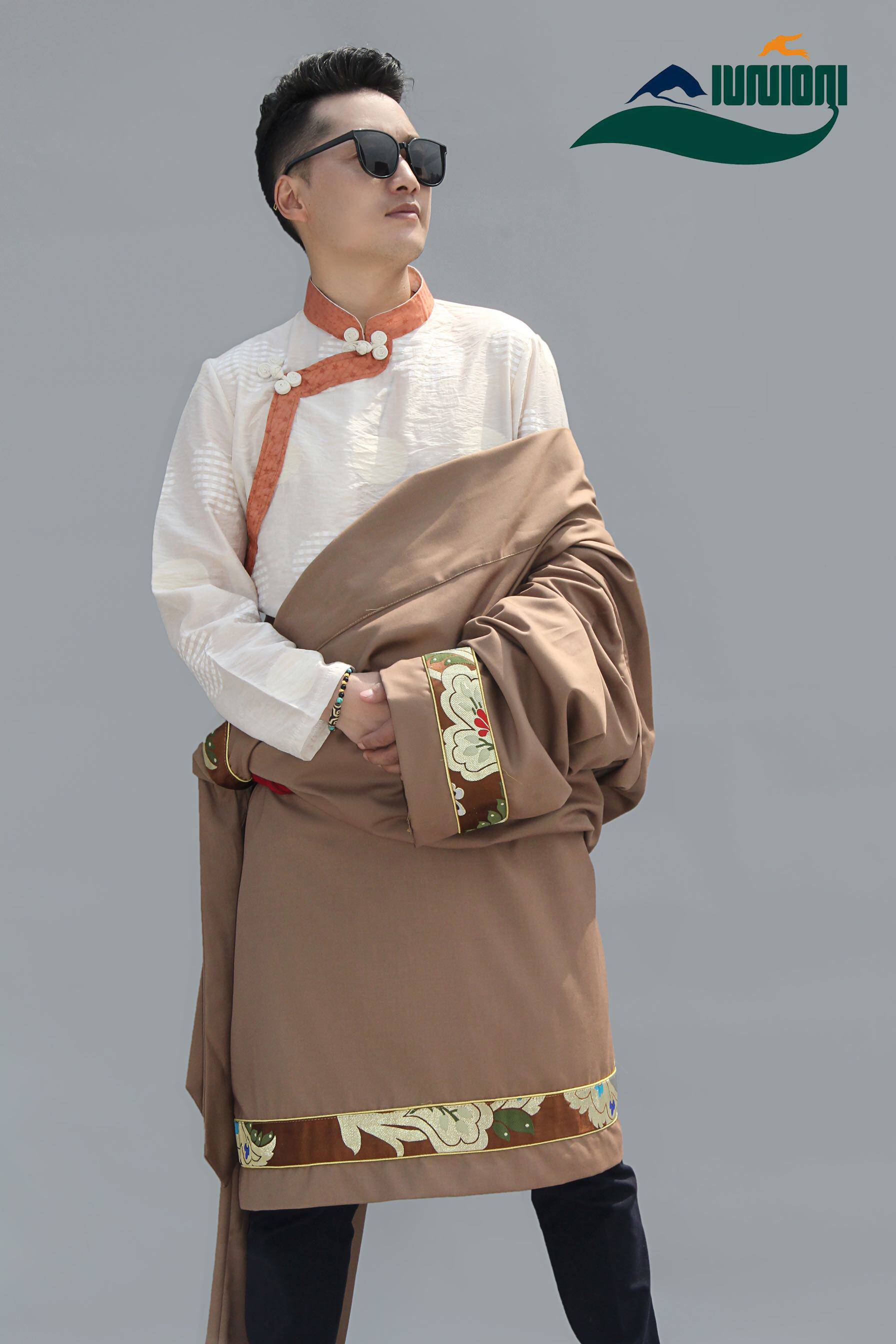 TIBETAN ROBE MALE TIBET SPRING 2020 TIBETAN CLOTHES TIBETAN CLOTHES NEW SUMMER THIN TENCEL ON THE COOL TIBETAN CLOTHES KHAM CLOTHES AMDO