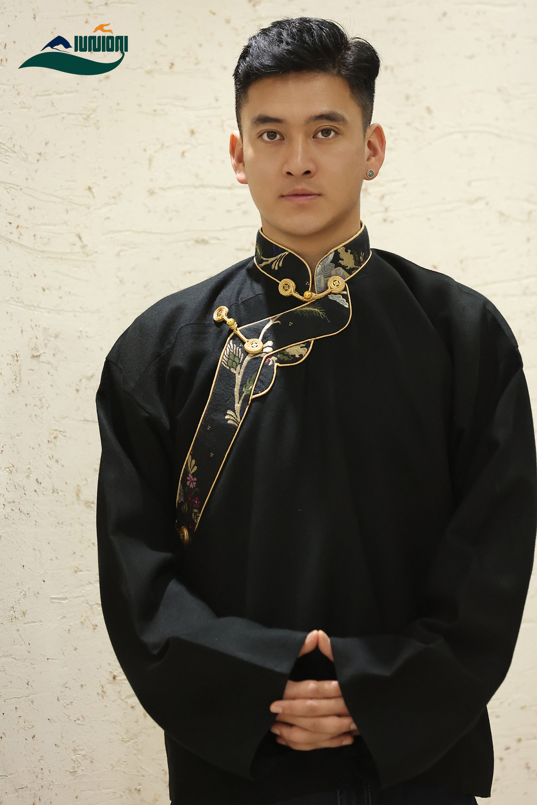 2024 NEW TIBETAN JACKET MENS SPRING AND SUMMER TIBETAN COSTUME TOP LINED TRADITIONAL TIBETAN ETHNIC STYLE TIBETAN CLOTHING