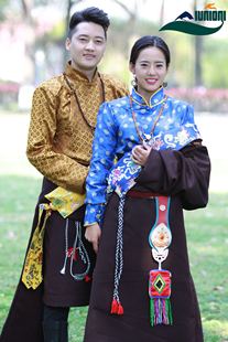 正宗藏袍上衣女款 藏服装 优雅气质高端大气藏族 男装 2018年新款