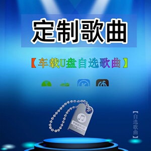 车载U盘自选歌曲定制喜欢的音乐