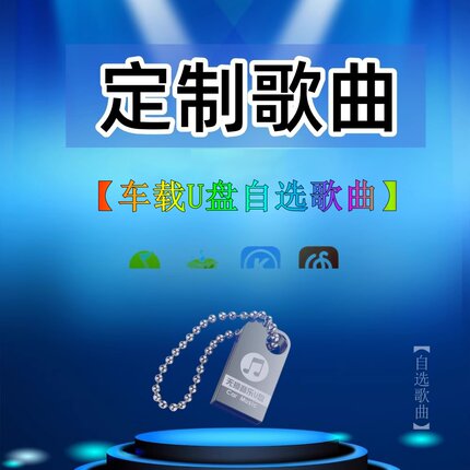 车载U盘自选歌曲定制流行音乐歌单我喜欢定做优盘内存卡高品质mp3