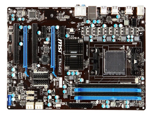 MSI/微星 970A-G43主板三个月保修 am3+ fx超870 980