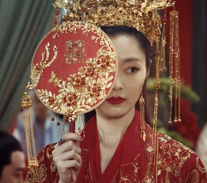 成品团扇秀禾服结婚扇子手工古风新娘婚礼团扇喜扇赘婿宋轶同款