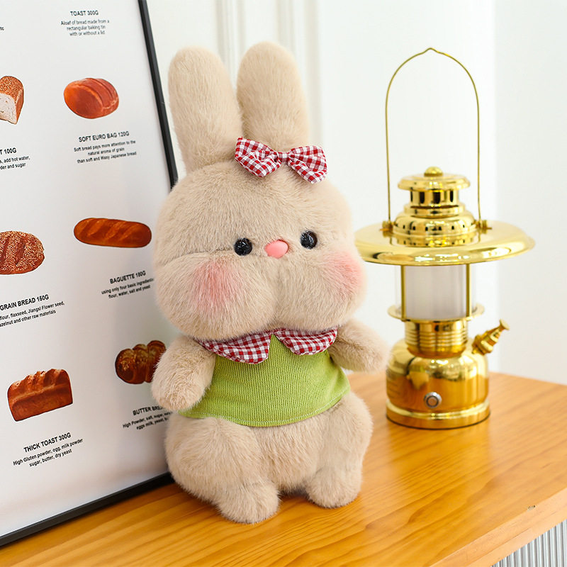 可爱卡通兔子毛绒玩具公仔心抱枕玩偶儿童安抚娃娃生日礼物女生