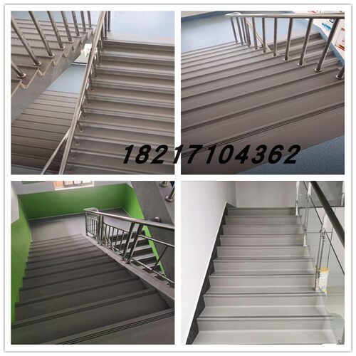 网吧钢板台阶满铺PVC地胶踏步垫楼梯专用满铺PVC地胶隔音商务楼
