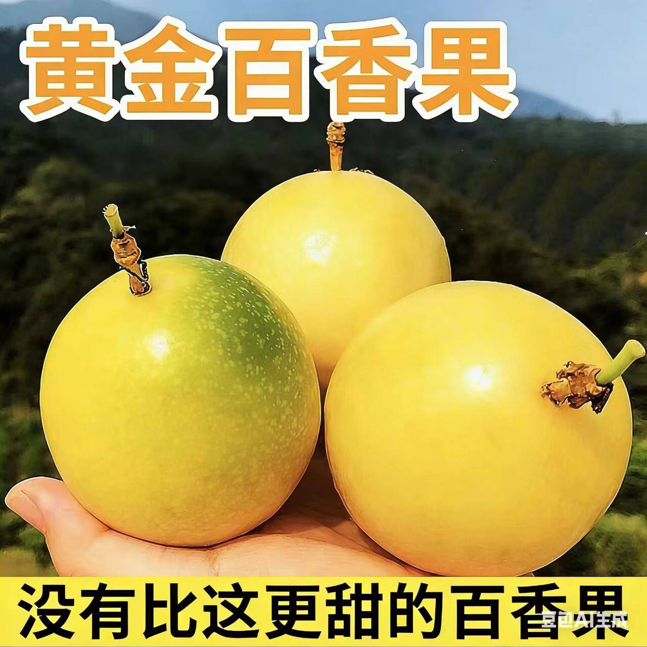 百香果树苗正宗黄金百香果苗纯甜黄金果树苗批发四季庭院爬藤阳台