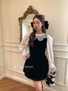 衬衫 Fourseven2025春季 气质百搭显瘦长袖 韩版 半身裙两件套女 新款