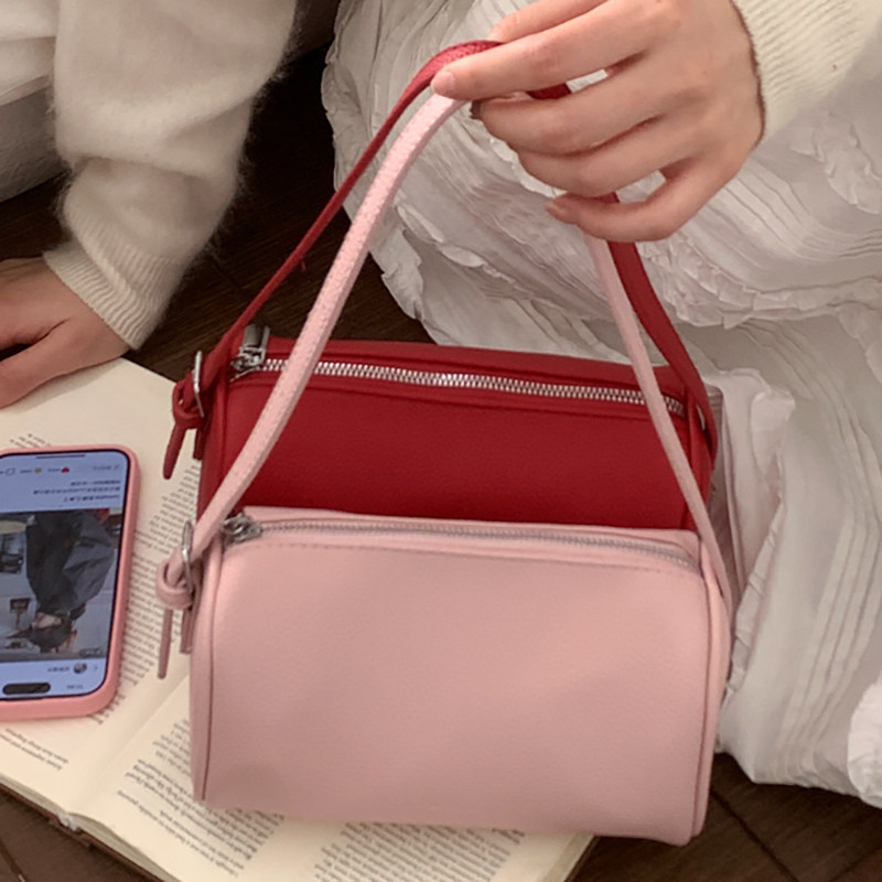 马卡龙色少女小包包女包2026新款韩系洋气腋下小方包单肩小挎包