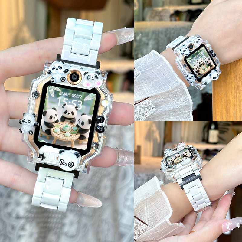 夏季透亮适用小天才电话手表表带z11/z10/z9/z8a少年版Z7s/Z6巅峰