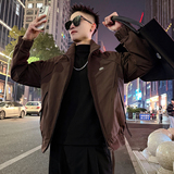 J187/P108控155插肩袖金属标结构款夹克外套男2，男装夹克，电商A256