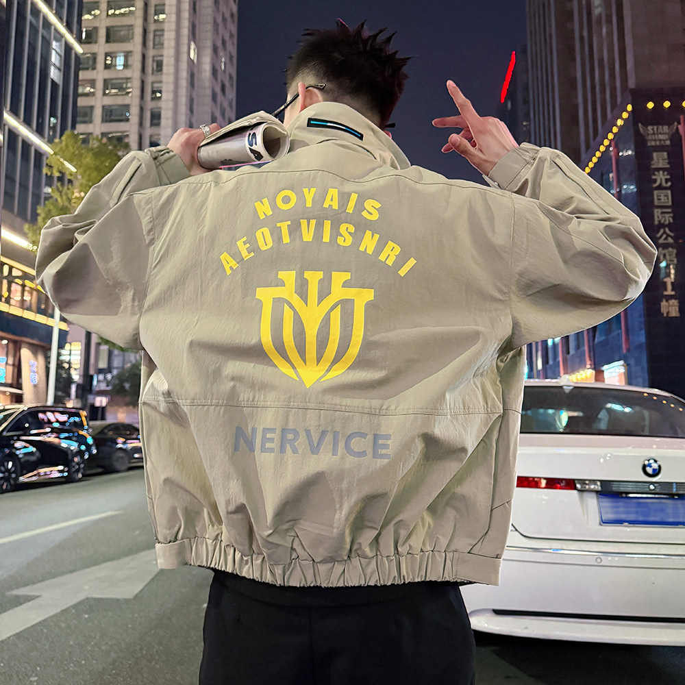 J189/P138控188飞行服印花夹克外套男4,男装夹克,电商A256