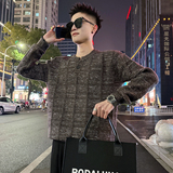 MC226/P98控138半开圆领小V领复古混纺织法毛衣1，男装针织衫/毛衣，电商A256