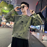 MC171/P78控108个性卡通小熊针织衫圆领学生毛衣加厚保暖上衣男1，男装针织衫/毛衣，电商A256