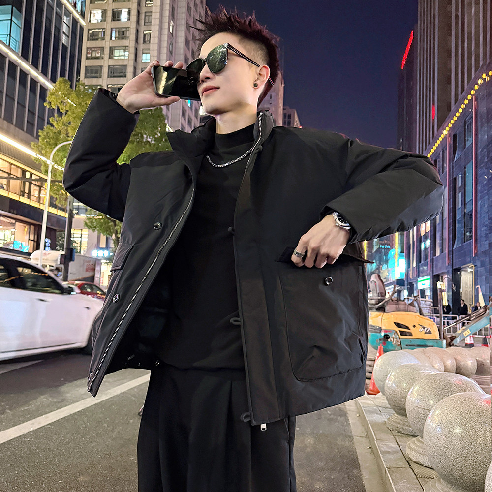 A218/P258控338新中式标90羽绒服男士上衣保暖外套2，男装羽绒服，电商A256