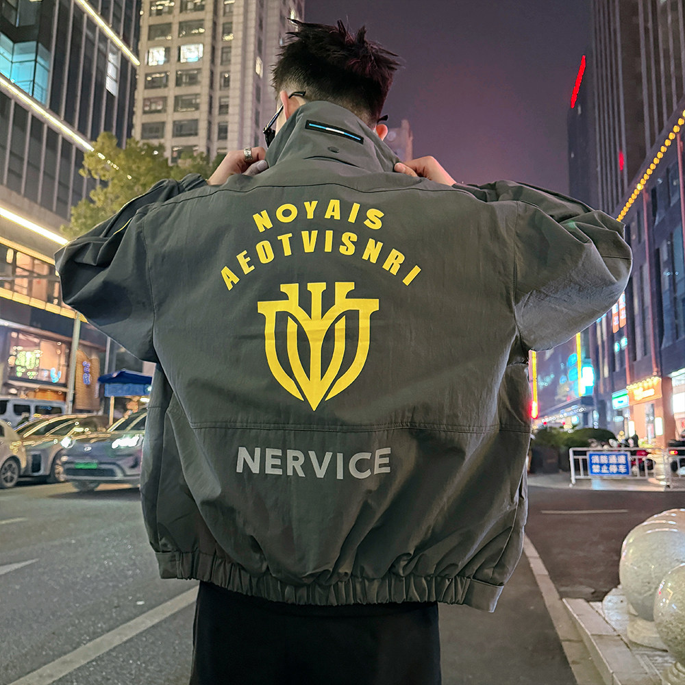 J189/P138控188飞行服印花夹克外套男2，男装夹克，电商A256