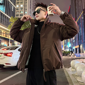 A211/P148控198 结构款棉衣上衣翻领外套男1图片