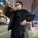 A209/P158控208 连帽拉链可开座山雕棉衣上衣外套男2,男装棉衣,电商A256,电商基地 A209/P158控208 连帽拉链可开座山雕棉衣上衣外套男2,男装棉衣,电商A256,电商基地