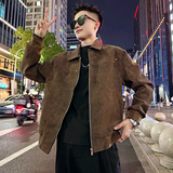 J182/P108控148暗纹皮夹克痞帅小伙外套男1，男装夹克，电商A256