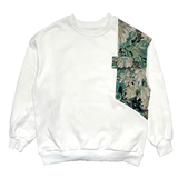 B73/P58控78青少年设计师感拼接撞色口袋痞帅卫衣长袖套头男黑，男装卫衣，电商A256