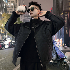 A222/P188控258结构款皮毛一体加厚外套男1，女装短外套，电商A256