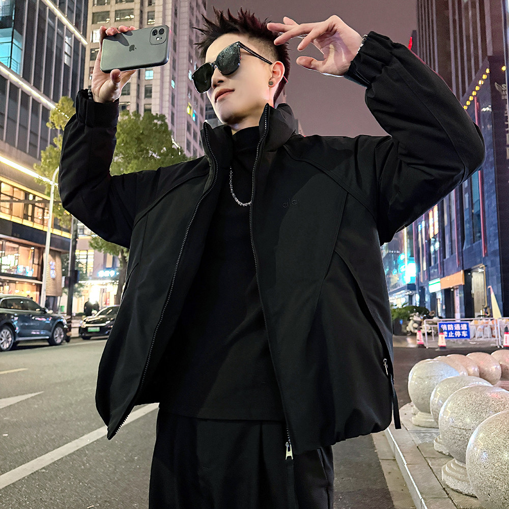 A211/P148控198结构款棉衣上衣翻领外套男1，男装棉衣，电商A256